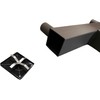 Bullhorn with 2 Tenons, Square Base Bullhorn Tenon Adapter for