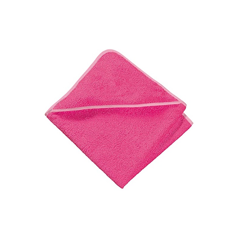 Baby Butt Terry Hooded Bath Towel 100x100 cm Pink