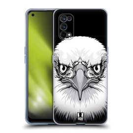 Head Case Designs Eagle Big Face Illustrated Soft Gel Case Compatible With Realme X7 5G
