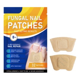 Parches Para El Tratamiento De Las Uñas Fungal Nail Patches,Parches Reparadores de Uñas, Protector para Las Uñas de Los Pies 32pcs