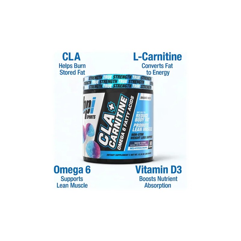 Bpi Sports Clacarnitine Snow Cone 50 Porciones Sin Cafeína