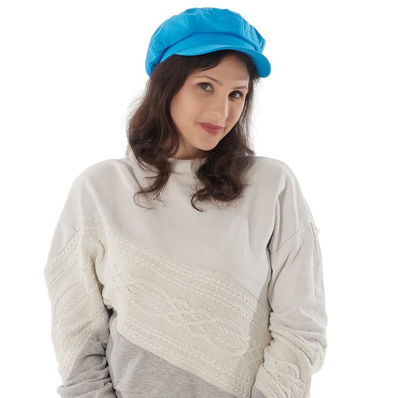 Newsboy Cabbie Baker - Gorra de boina para mujer, visera