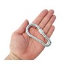 (Pack of 4 pcs) Galvanised Steel Carabiner 10 x 100