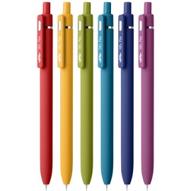 Mr. Pen- Retractable Gel Pens for Journaling, 6 Pack, 0.5 mm Black Ink, Vintage Barrels, Smooth Writing Aesthetic Pens for Women