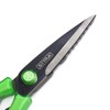 SiTRA 5-in-1 Clear Handle Multifunctional Kitchen Scissors (Green)