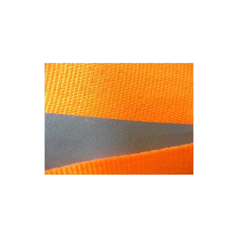 2ms of orange Silver fluorescence ribbon Hi Viz Reflective ribbon