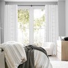 White Sheer Curtains 84 Inches Long for Living Room Bedroom
