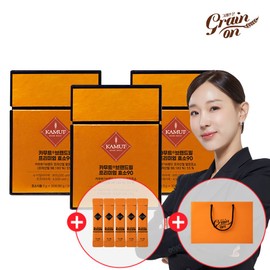 Grain On Kamut Brand Wheat Premium Enzyme 90 30 sachets, 3 packs / 그레인온 카무트 브랜드밀 프리미엄효소90 30포, 3개