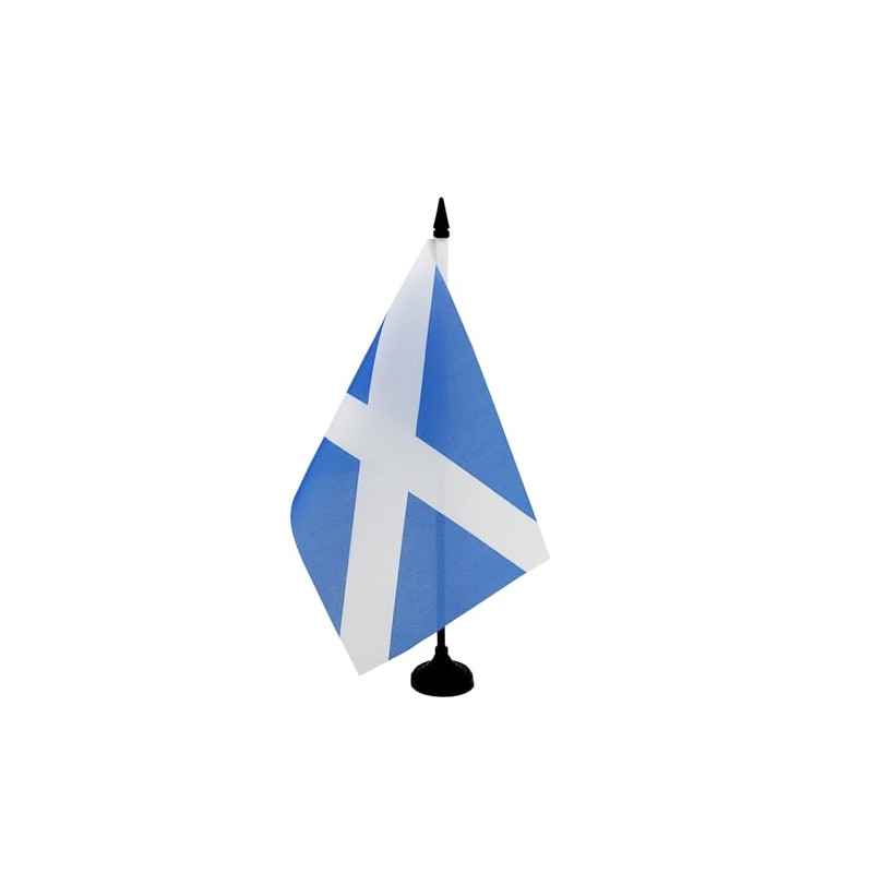 AZ FLAG Scotland Sky Blue Table Flag 8.25" x 5.5"