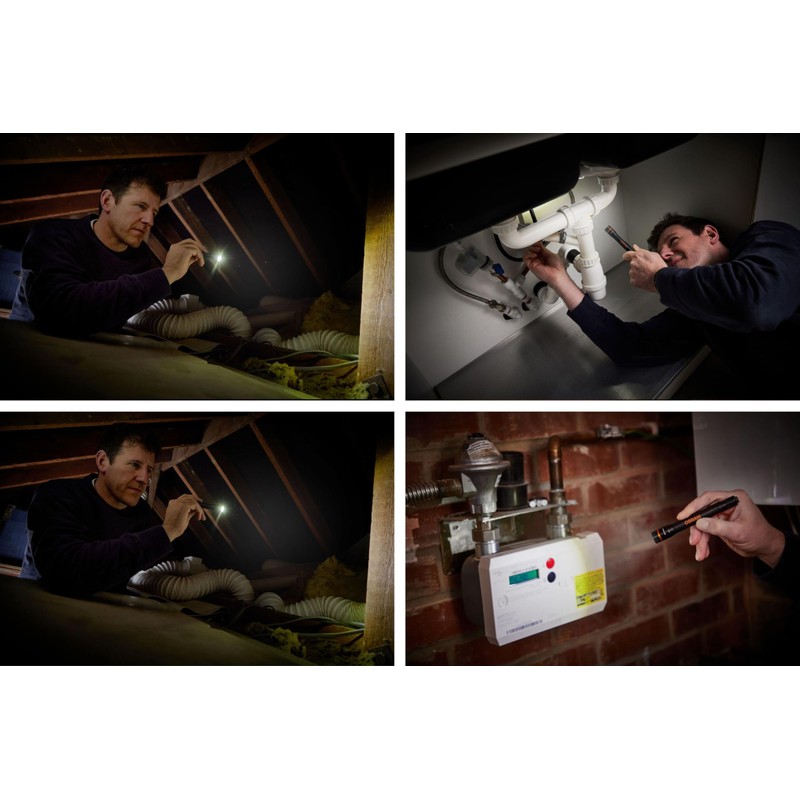 OSRAM LEDinspect Torch 250 Essential, Zoom Function, 250lm Brightness, 6500K,