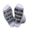 JTOUK Bears Socks If You Can Read This The Game