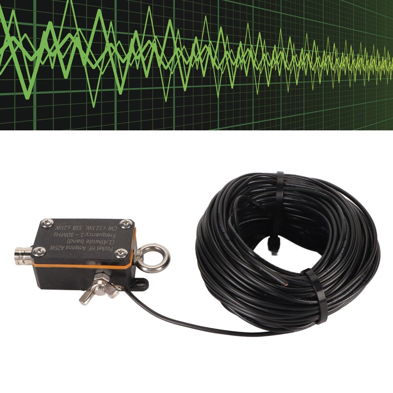 Portable HF End Fed Antenna 1‑30MHZ FE8 CW SSB 1:49