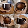 Gusti Studio Kara Leather Belt, Dark Brown, 100 cm, brown