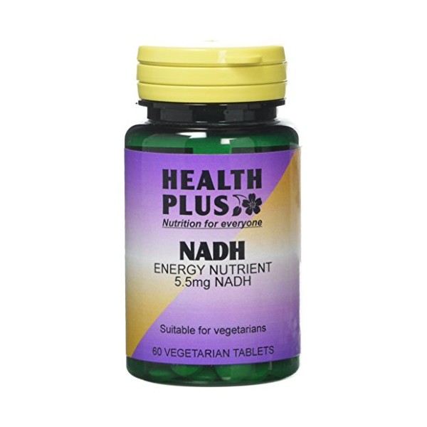 Health Plus NADH 5.5mg Energy Supplement - 60 Tablets