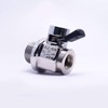 EZ-104(18mm-1.5) EZ Oil Drain Valve with removable Straight Hose End(H-001)