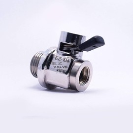 EZ-104(18mm-1.5) EZ Oil Drain Valve with removable Straight Hose End(H-001) Combo