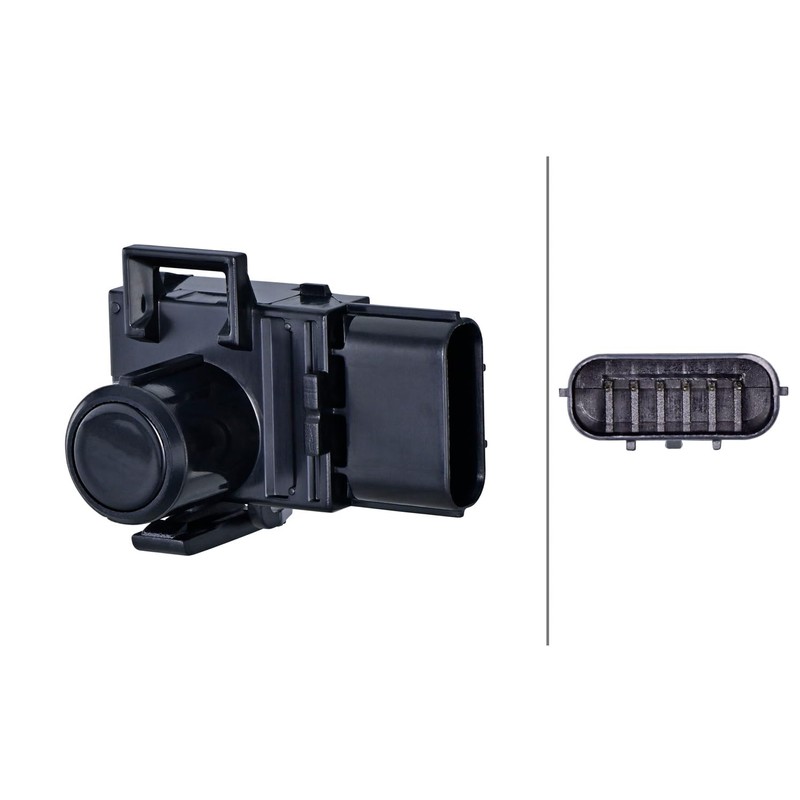 HELLA 6PX 358 141-951 Sensor, Parking Aid - 6-Pin -