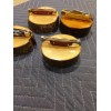 2-- KNIFE DISPLAY STANDS, SOLID PEAR WOOD