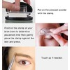 Juego de sellos para cejas en polvo, kit de sellos