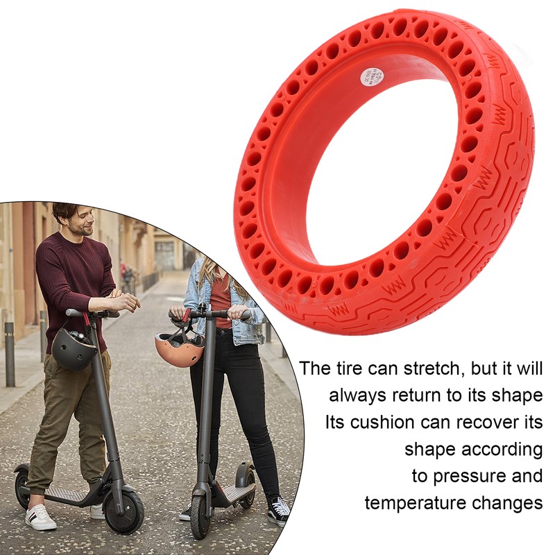 8.5x2.0 Electric Scooter Hollow Solid Tires Anti Puncture Non Slip