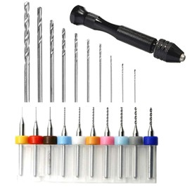 Precision Drill, Pin Vice, Hand Drill, Drilling Tool, Woodworking Drill Bit, Small, DIY Tool