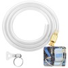 Scraper Hose, Set 4 mm Brass Coupling 2 Metre Hose