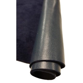 Reed Leathers Hides - Cow Leather Skins (12 X 24 Inches 2 Square Foot, Black)