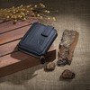Solo Pelle Genuine Leather Wallet with Magnetic Closure - Space