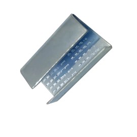 NVOYAJUAN 5/8" Open Serrated Strapping Crimp Seals for Polyester Poly Polypropylene Strapping Banding Metal Clips (Pack of 500)