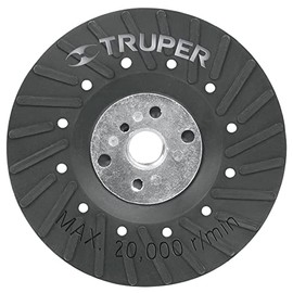 Truper RES-DILI-4-1/2P, Respaldo disco de lija 4-1/2", rosca standard