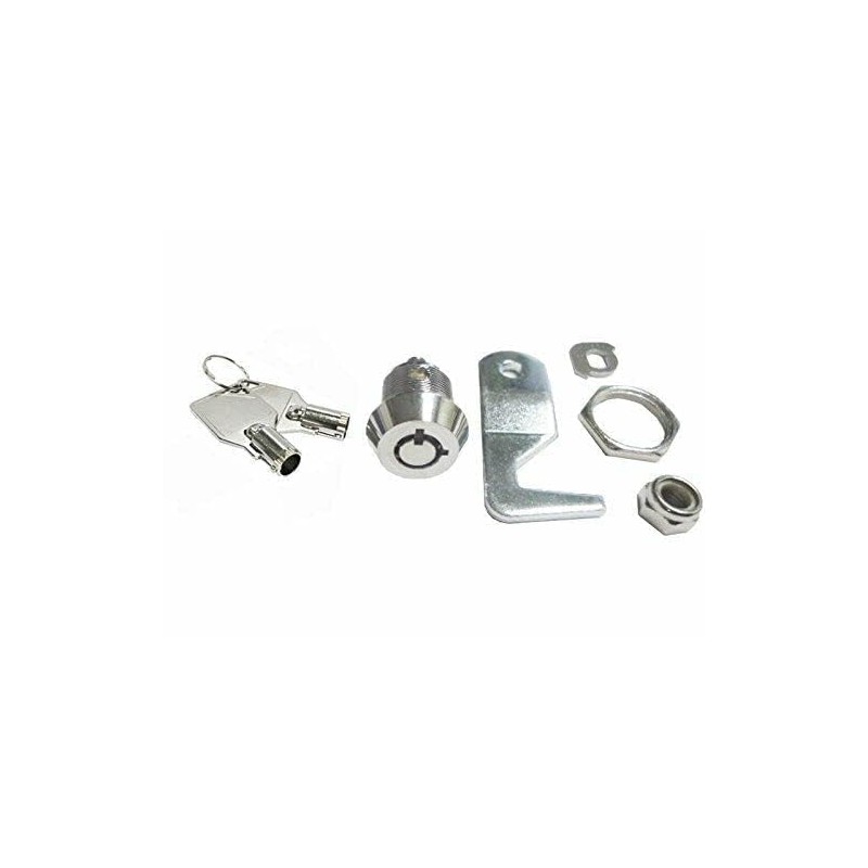 Homak Tool Box, 5/8" Tubular Cam Lock 90 Degree，Hook cam;