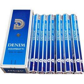 SHASHI: Denim: Hexapack, India, Incense, Stick, 6 Square (20 pieces) x 6 boxes
