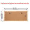LTYHHK 10x24 Panoramic Picture Frames Solid Wood 10x24 Poster Frame