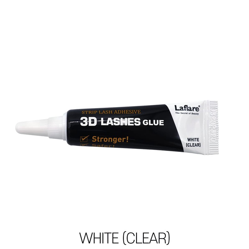 Laflare 3D Lashes Glue, Strip Lash Adhesive, Waterproof, Stronger Eyelash