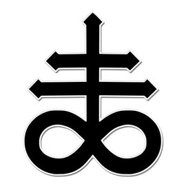 Leviathan Cross - 12" Vinyl Sticker Waterproof Decal