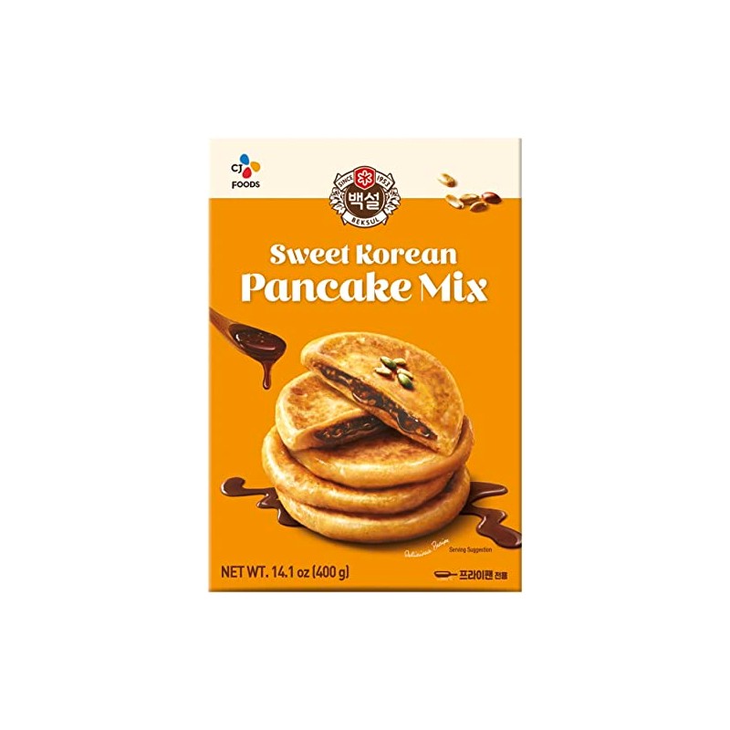 Korean Sweet Pancake Mix, Hotteok (14.10 oz) By Beksul (Original,