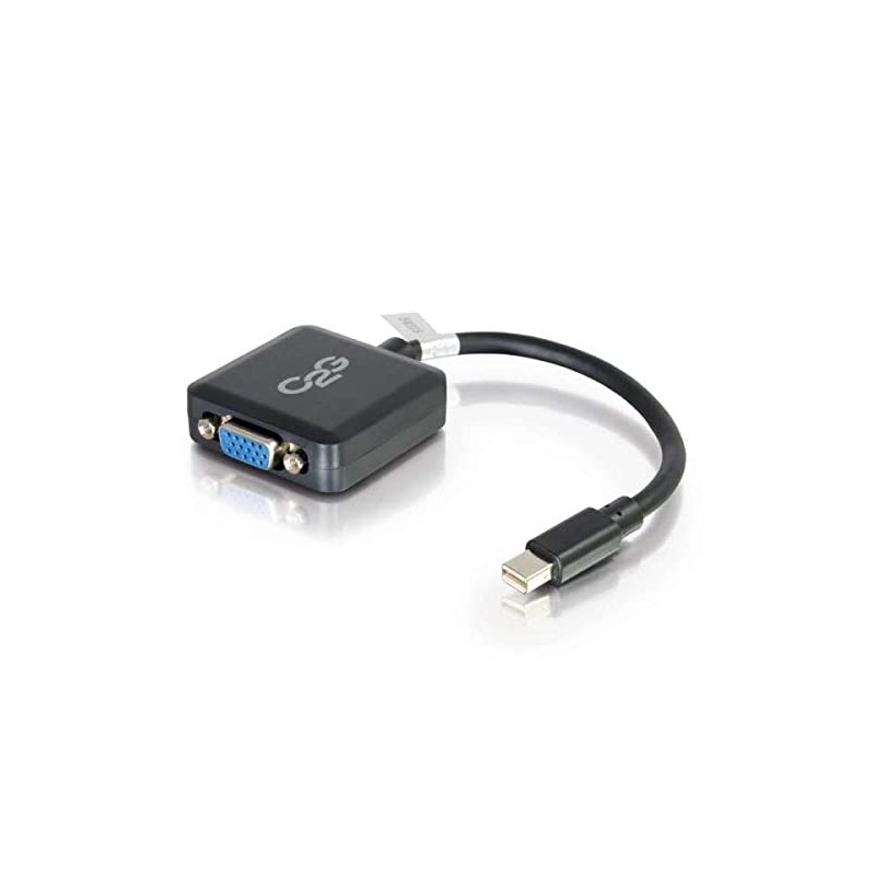 C2G 20cm Mini DisplayPort Male to VGA Female Adapter Converter