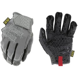 Mechanix Wear Box Cutter™ Warehousing Work Gripper Gloves (Small, Grey)