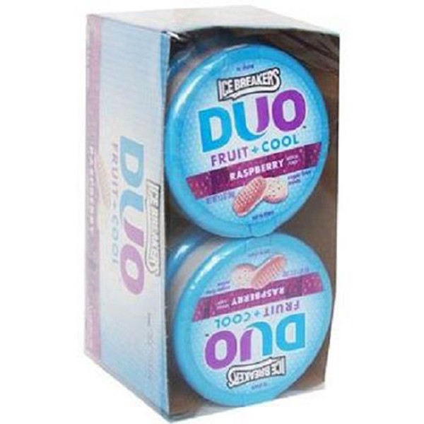 Product Of Ice Breakers Duo, Mints Raspberry - Can, Count 8 (1.3 oz) - Mints / Grab Varieties & Flavors
