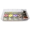 Acrylic Money Tray with Coin Tray Insert, 5 Compartment Clear