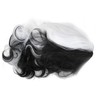 Black White Wig with Bangs Adjustable Breathable Net Synthetic Short