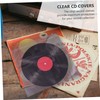 KICHOUSE 12-inch Record Sleeves Outer 50pcs Vinyl Record Covers Cd