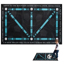 Football Training Mat, Football Mat, Football, Football, Step Training Mat, Non-Slip Football Step Training Mat, 60 x 90 cm, Shock-Absorbing Football Mat, Ball Control, Training Mat, Football Foot