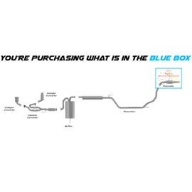 Northeastern Exhaust - 409 Grade Stainless Steel Exhaust Resonator Pipe Compatible with 2004-2009 Nissan Quest 3.5L - Free Clamp Included