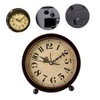 MAGICLULU Vintage Alarm Clock Silent Retro Tabletop Clock for Home