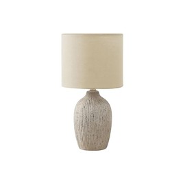 Monarch Specialties I 9783 Lighting, Table Lamp, 18" H, Beige Ceramic, Beige Shade, Contemporary