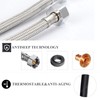 1PCS Flexible Pipes for Bathroom/Kitchen/Toilet Taps British Standard Pipe M10