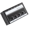 4‑Channel Line Mixer Mini Metal Ultra Low Noise Hub Microphone
