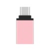 Unbranded 5 Pieces USB-C to USB Adapter - Pink
