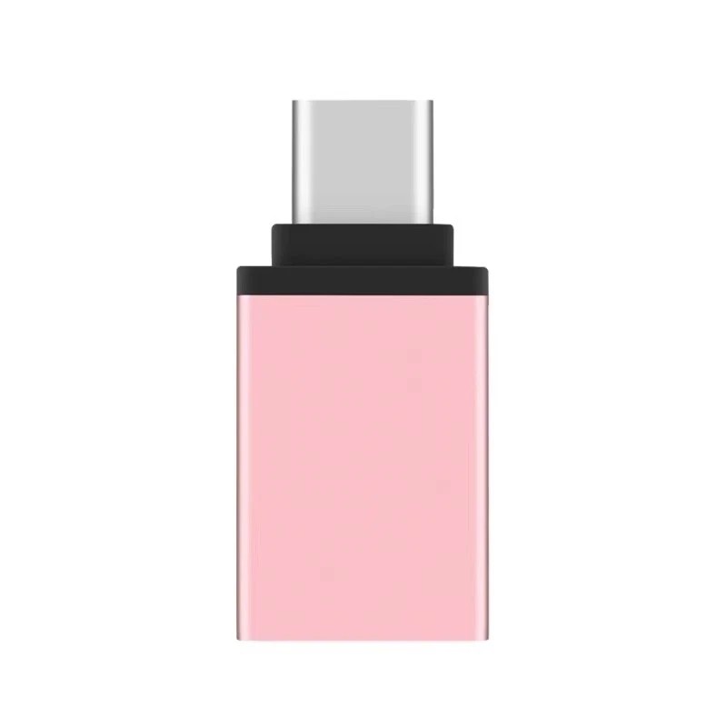 Unbranded 5 Pieces USB-C to USB Adapter - Pink